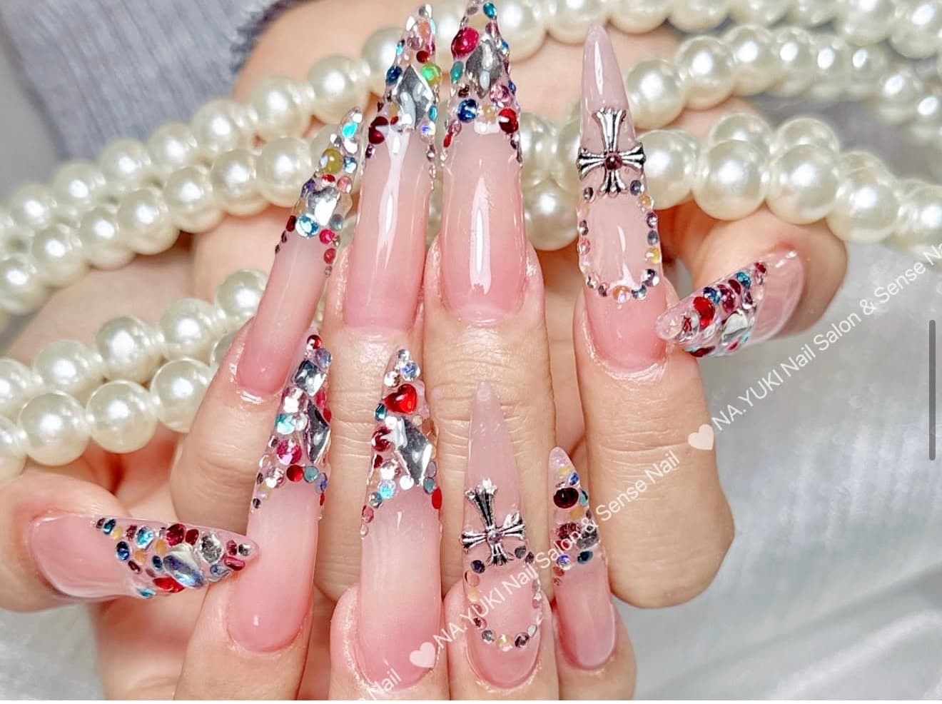 Simple Nail Art (per nail) - Add a touch of creativity — choose from dots, stri... - $5